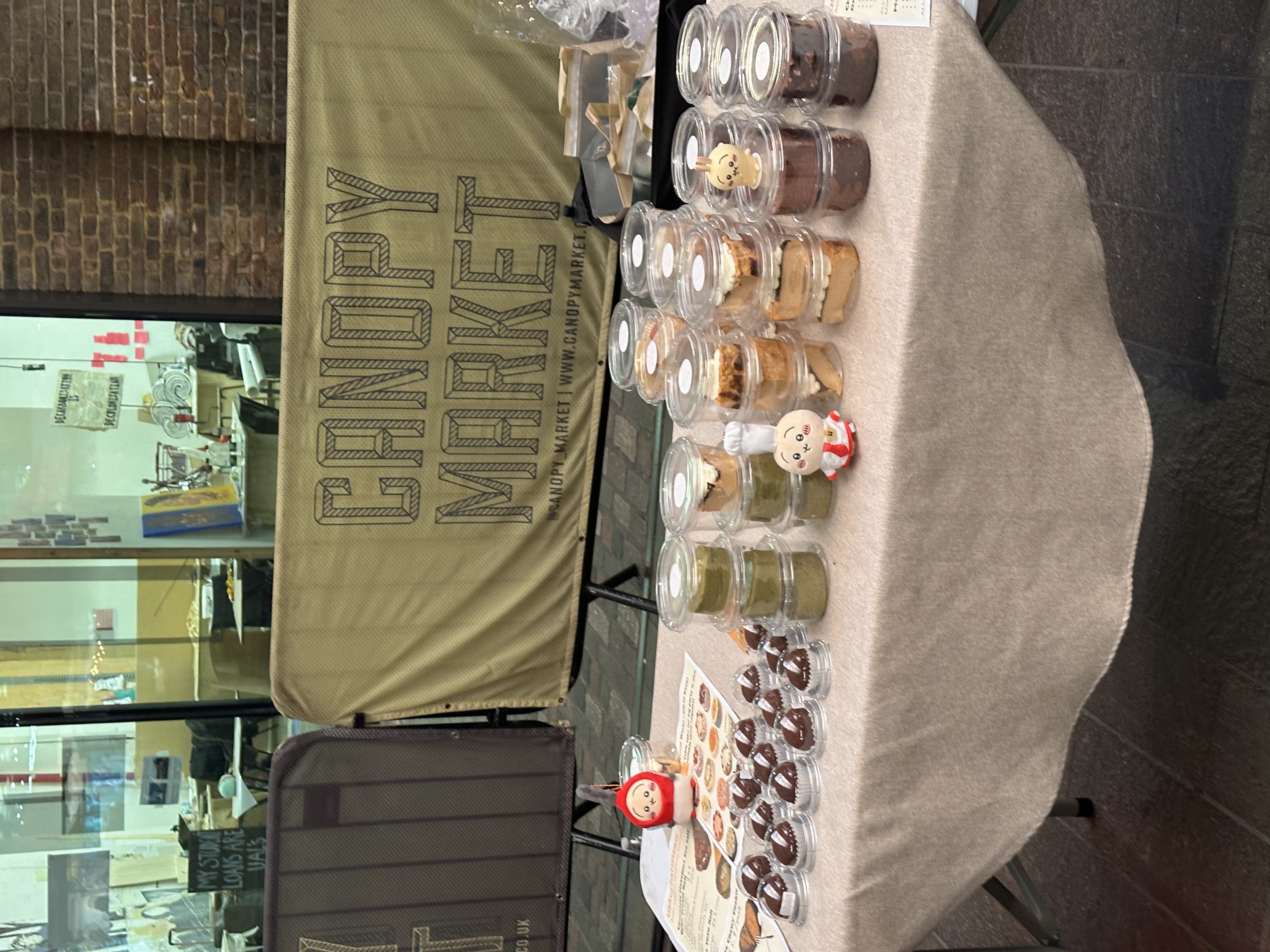 Usagi Patisserie pop-up market display